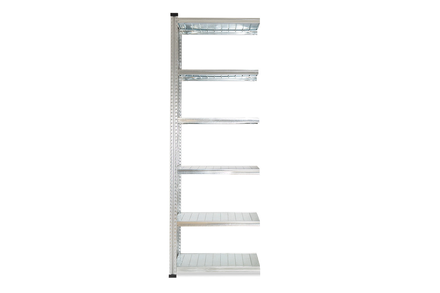 Metalsistem SUPER S1 Anbauregal 2104x1235x600 mm sendzimirverzinkt mit 6 Böden