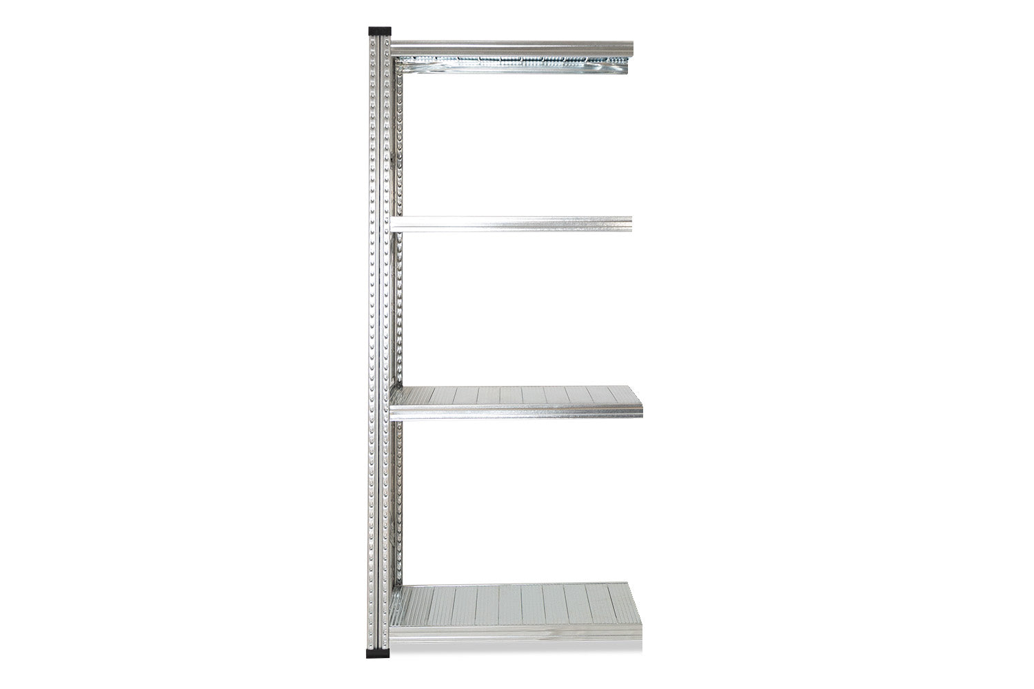 Metalsistem SUPER S1 Anbauregal 2500x1085x700 mm sendzimirverzinkt mit 4 Böden