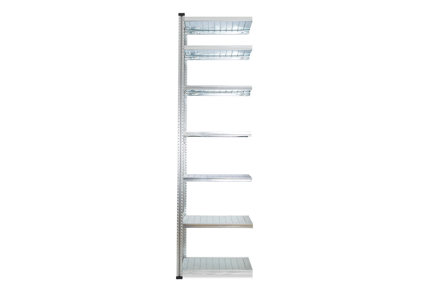 Metalsistem SUPER S1 Anbauregal 1972x1085x600 mm sendzimirverzinkt mit 7 Böden