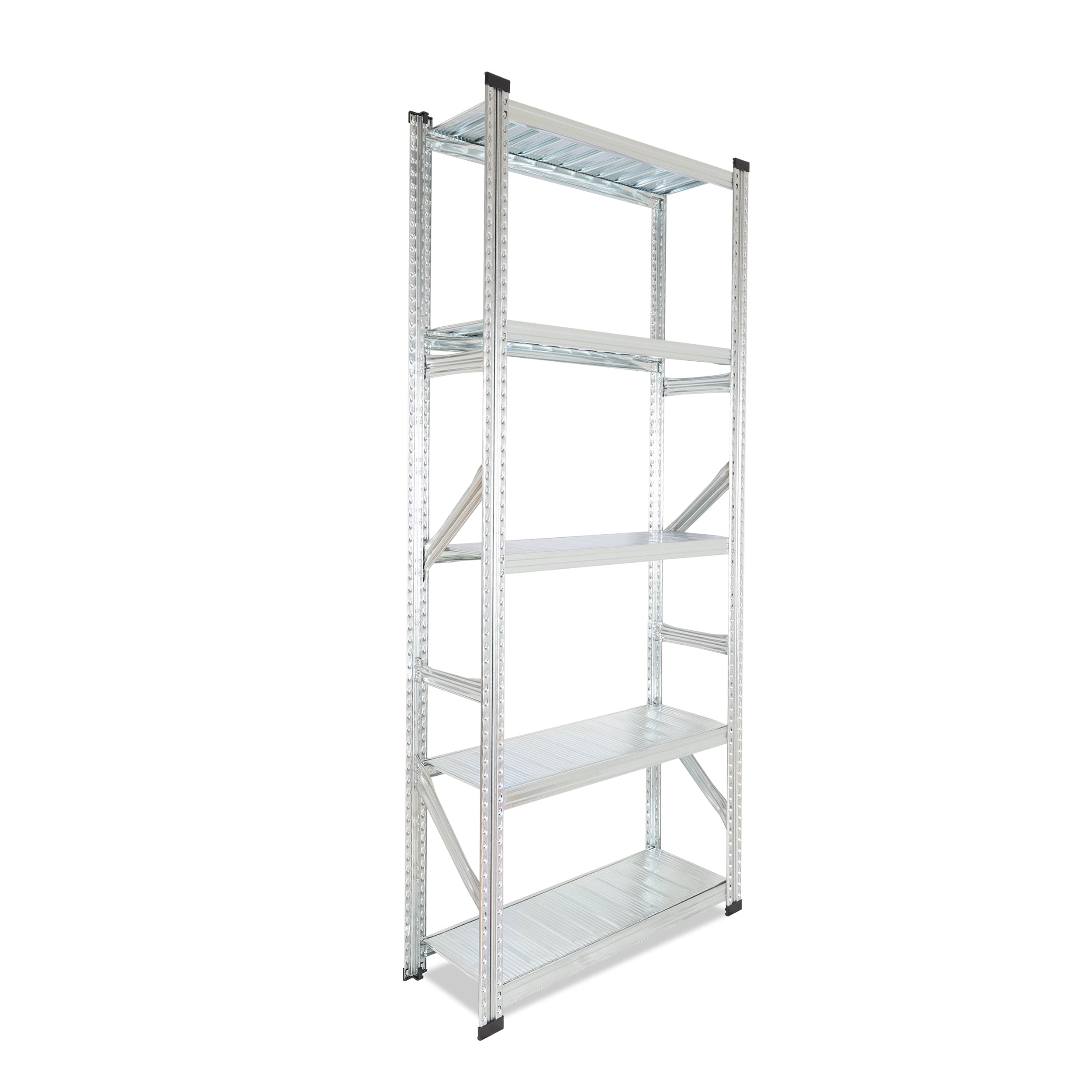 Metalsistem SUPER S3 Anbauregal 3028x1535x700 mm sendzimirverzinkt mit 5 Böden