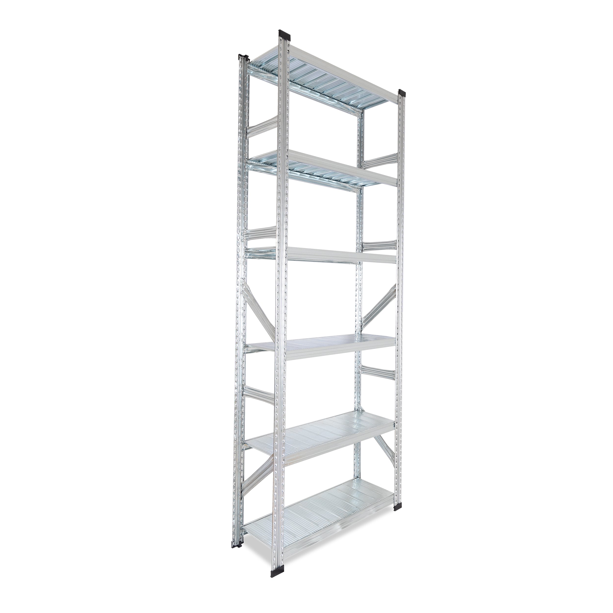 Metalsistem SUPER S3 Grundregal 2500x1120x600 mm sendzimirverzinkt mit 6 Böden